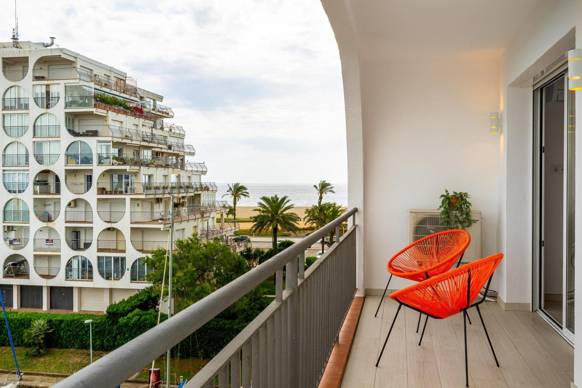 Apartamento Frente Al Canal Con Terraza Empuriabrava Luaran gambar